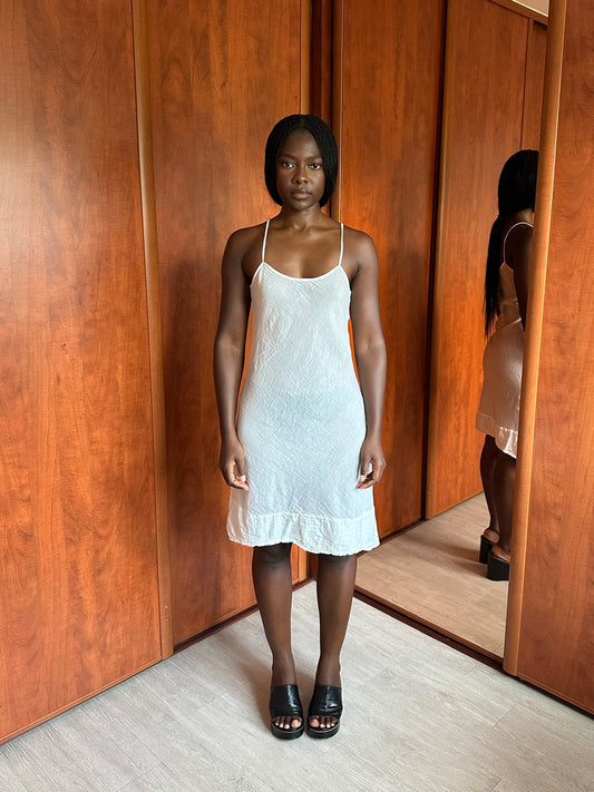 VINTAGE TWO-PIECE COTTON DRESS