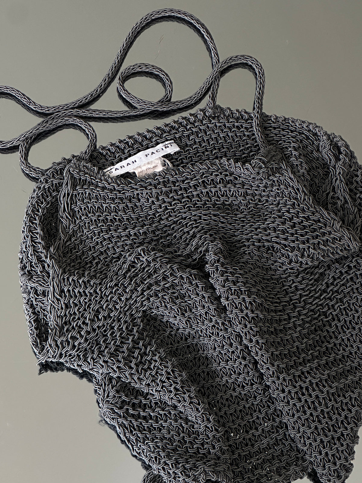 SARAH PACINI OPEN KNIT TOP