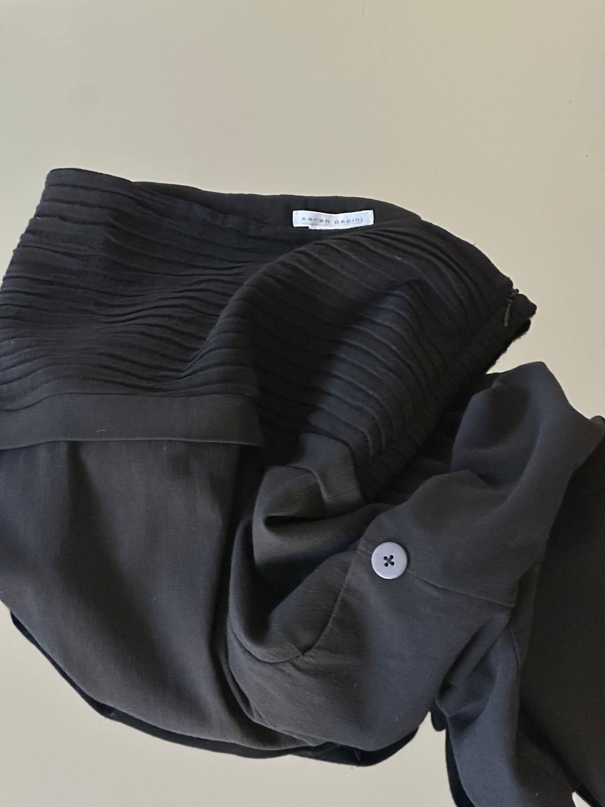 SARAH PACINI RUCHED WAIST SKIRT
