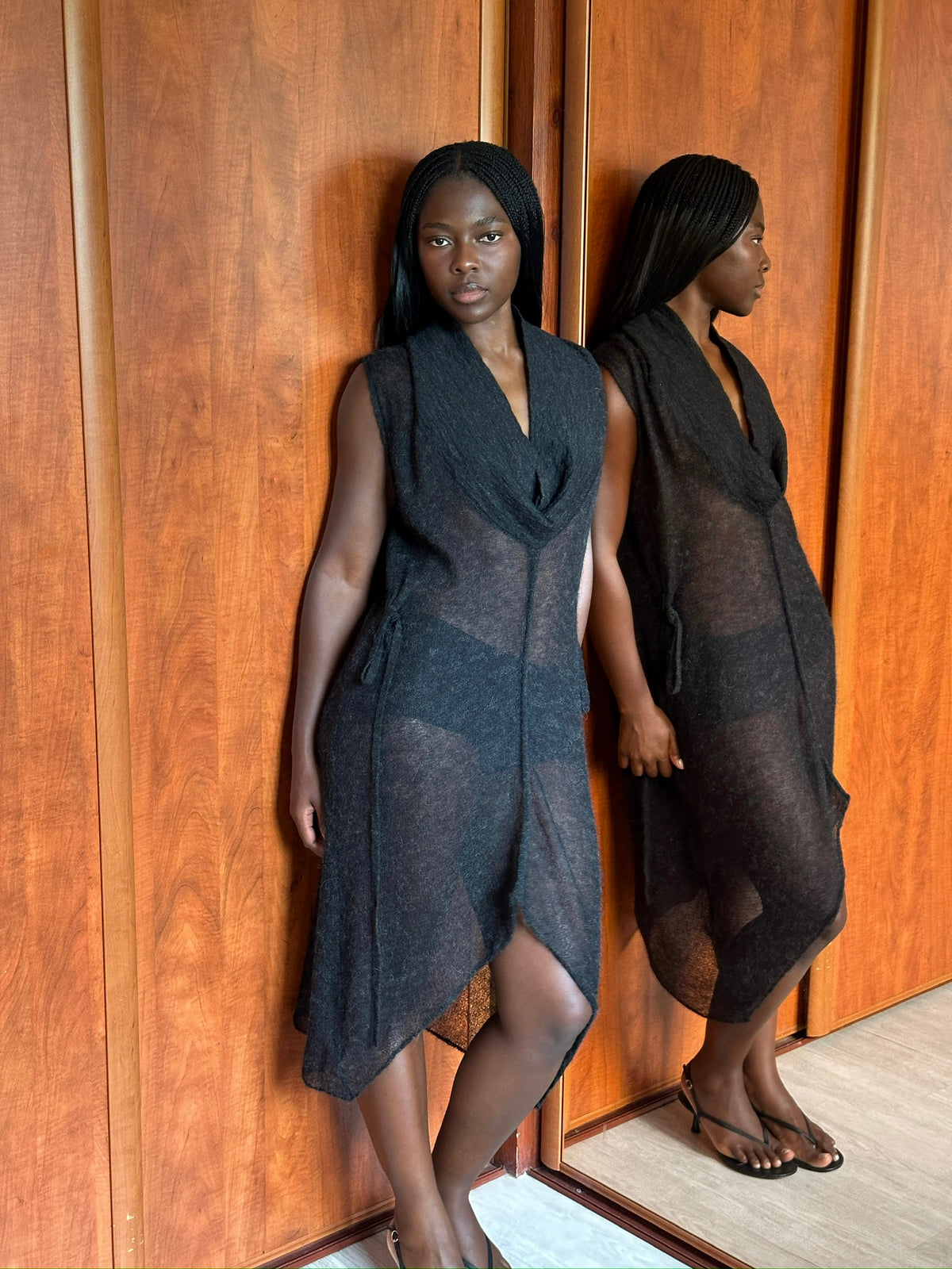 SARAH PACINI WOOL DRESS