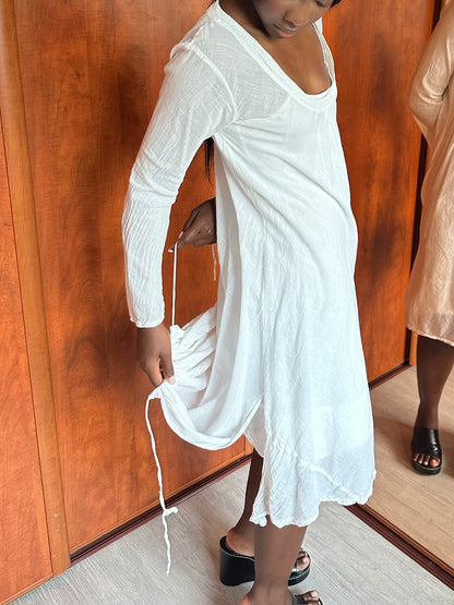 VINTAGE TWO-PIECE COTTON DRESS