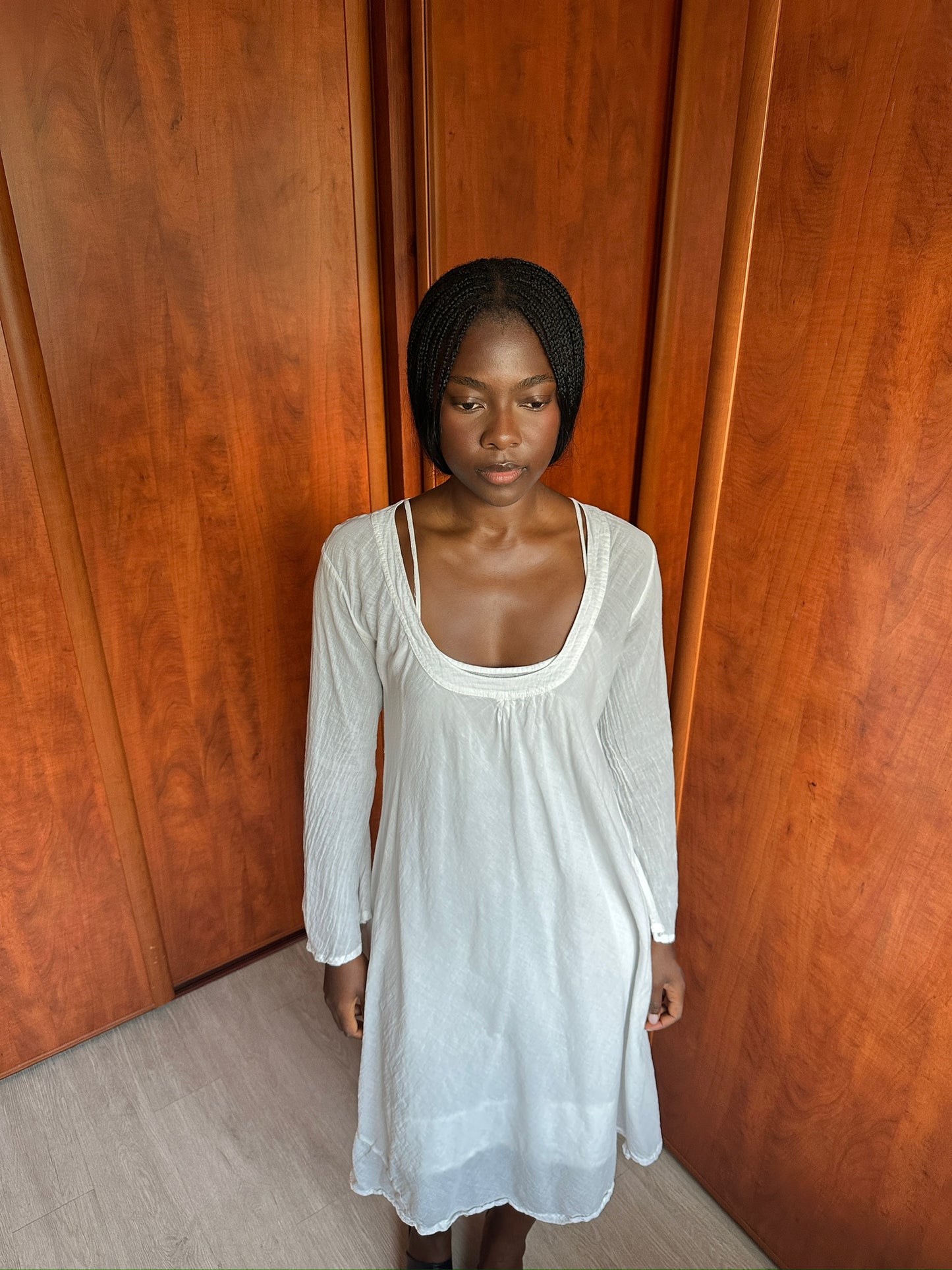 VINTAGE TWO-PIECE COTTON DRESS