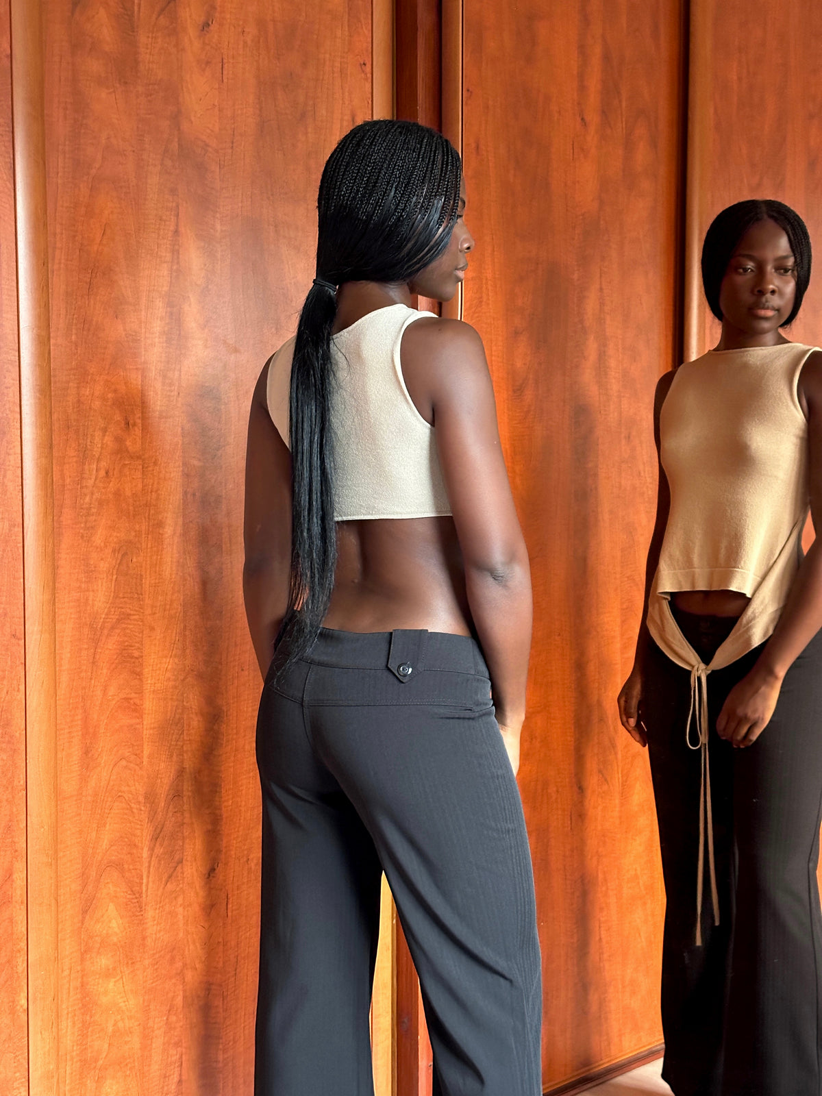 SARAH PACINI OPEN BACK TOP
