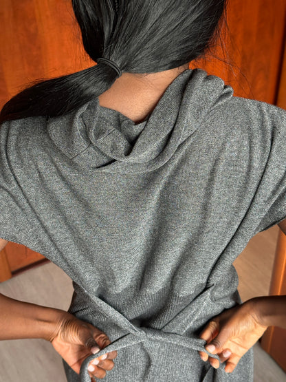 SARAH PACINI SHIMMERY ASYMMETRIC TUNIC