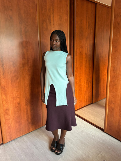 VINTAGE CUT OUT KNIT TOP