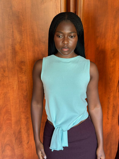 VINTAGE CUT OUT KNIT TOP