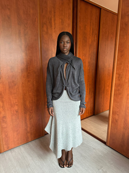 SARAH PACINI DRAPED CARDIGAN