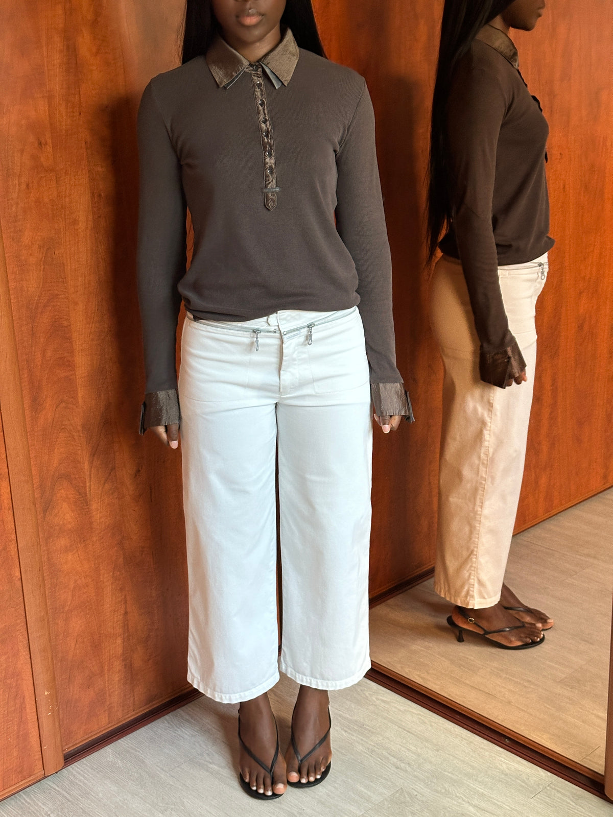 MARITHÉ & FRANÇOIS GIRBAUD DOUBLE ZIP TROUSERS