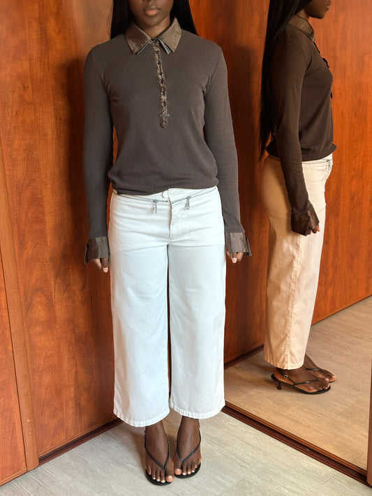 MARITHÉ & FRANÇOIS GIRBAUD DOUBLE ZIP TROUSERS
