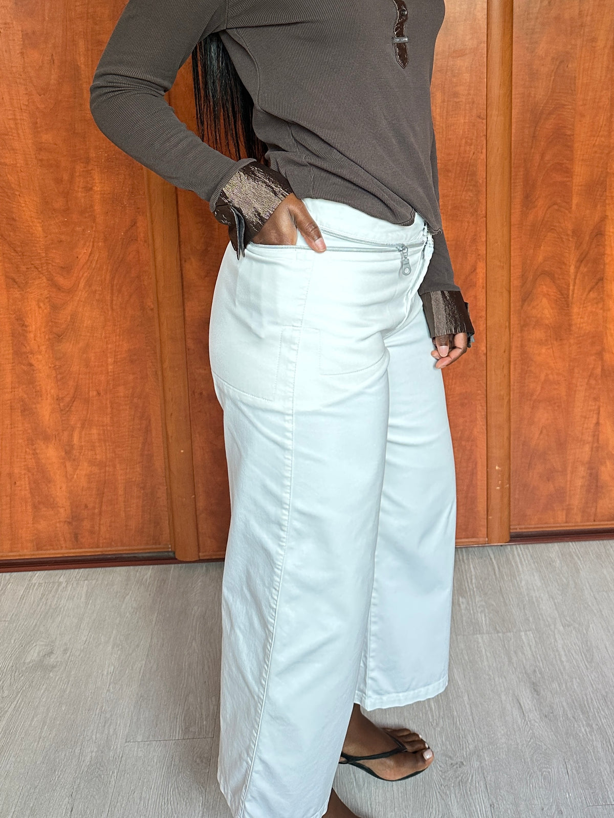 MARITHÉ & FRANÇOIS GIRBAUD DOUBLE ZIP TROUSERS