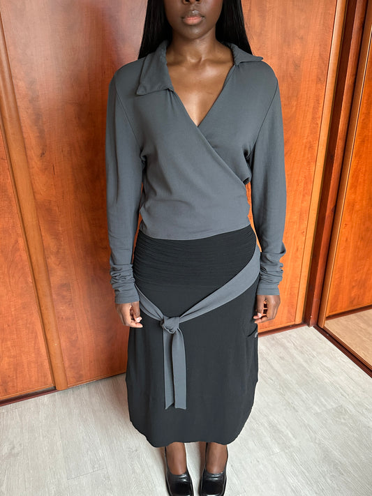 SARAH PACINI WRAP AROUND TOP