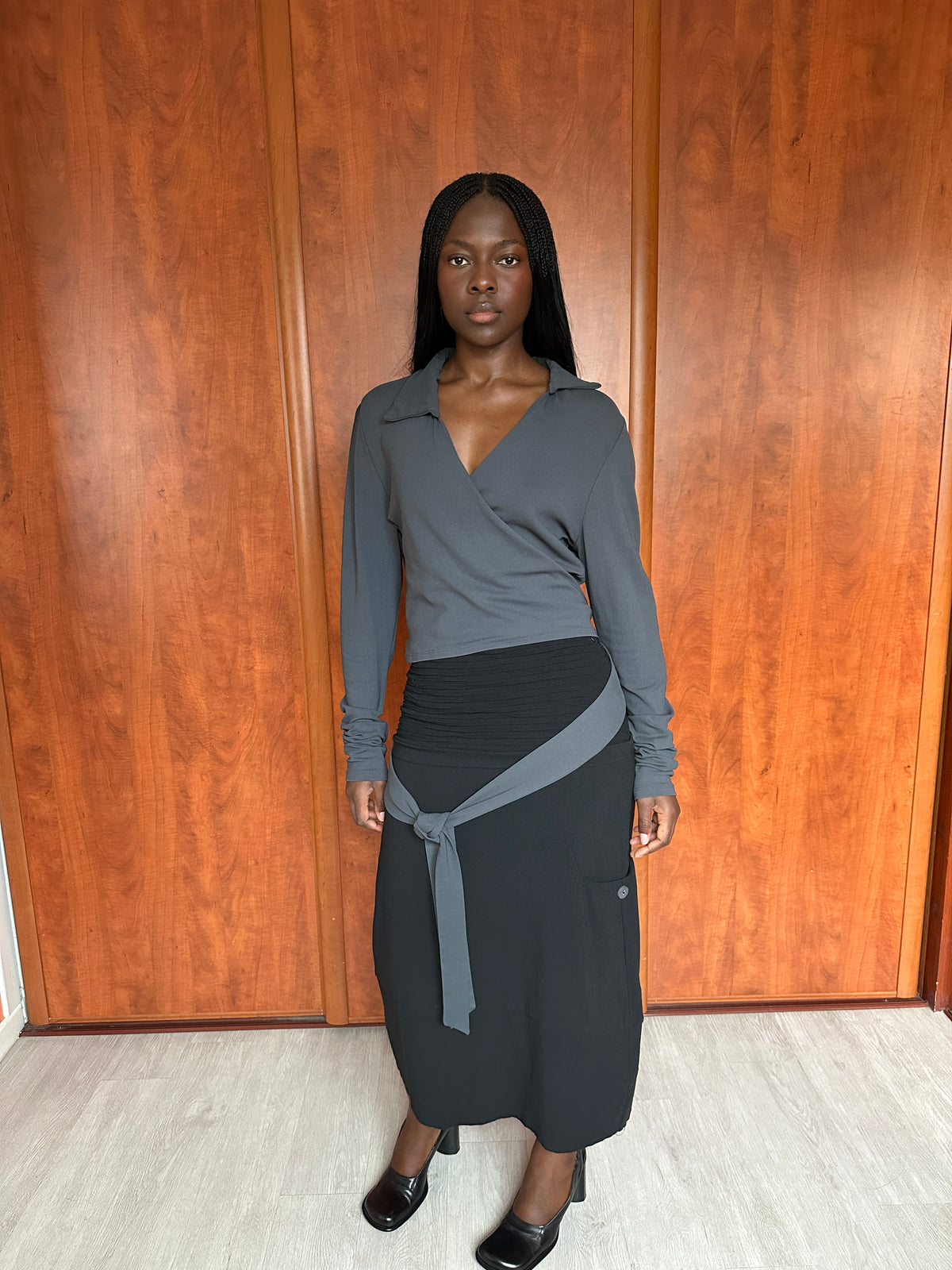 SARAH PACINI WRAP AROUND TOP