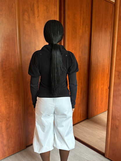 COP COPINE PUFF SLEEVE CARDIGAN