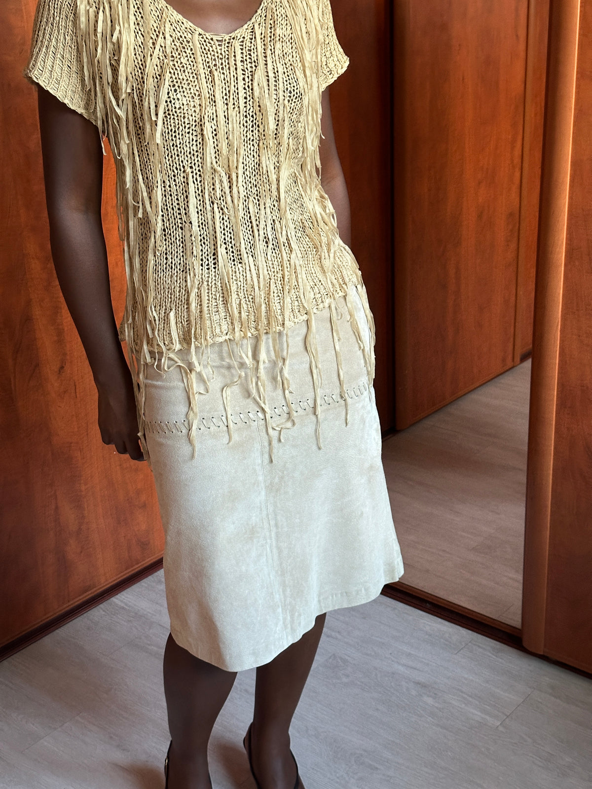 VINTAGE SUEDE SKIRT