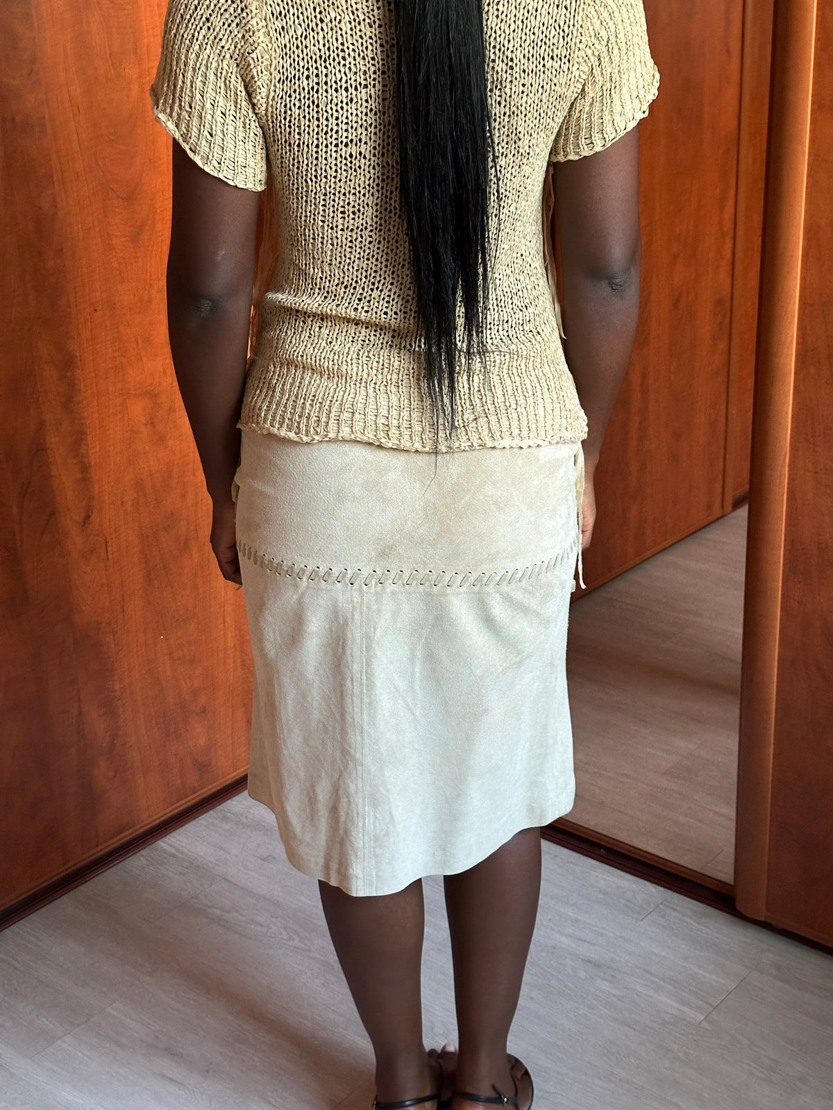 VINTAGE SUEDE SKIRT
