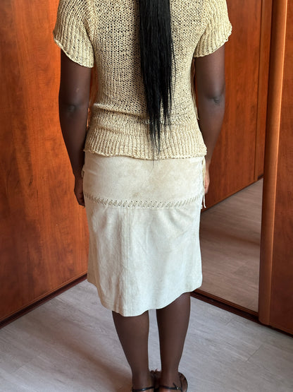 VINTAGE SUEDE SKIRT