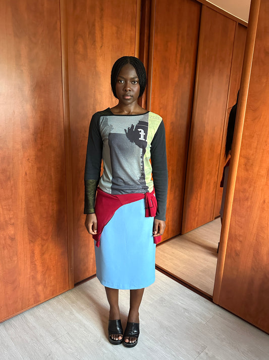 COP COPINE GRAPHIC TOP