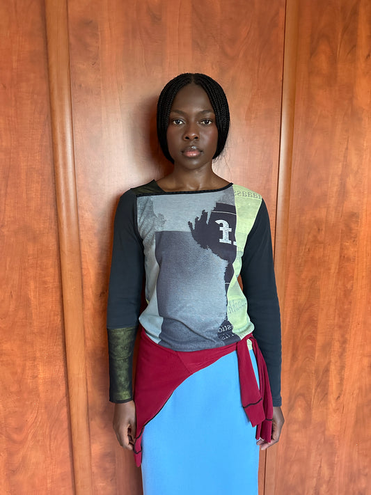 COP COPINE GRAPHIC TOP