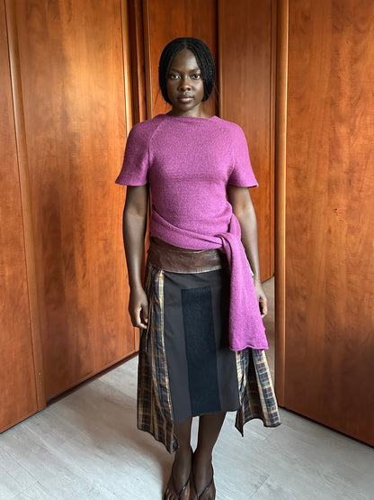 VINTAGE PLAID SKIRT