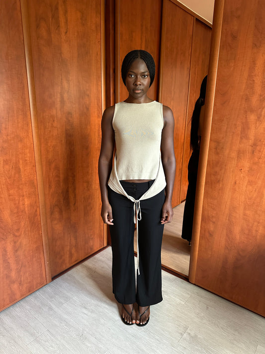 SARAH PACINI OPEN BACK TOP