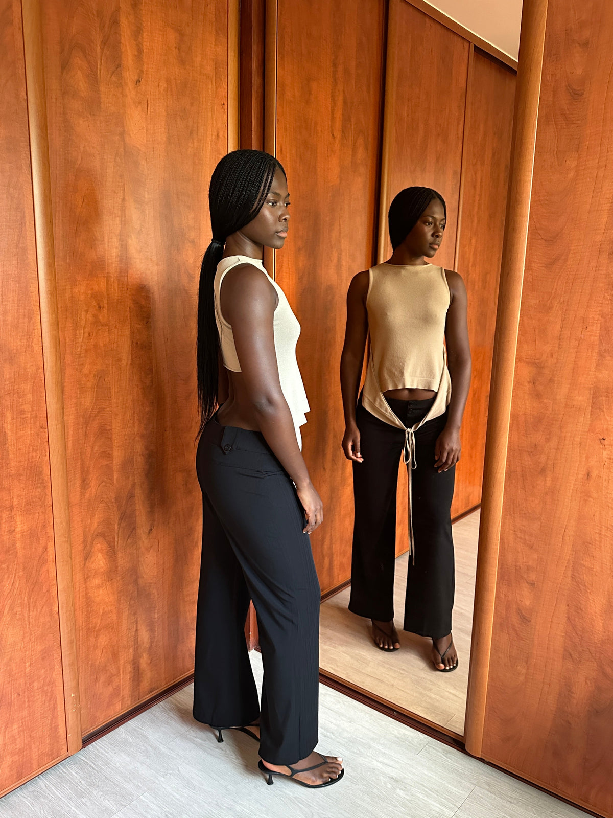 SARAH PACINI OPEN BACK TOP