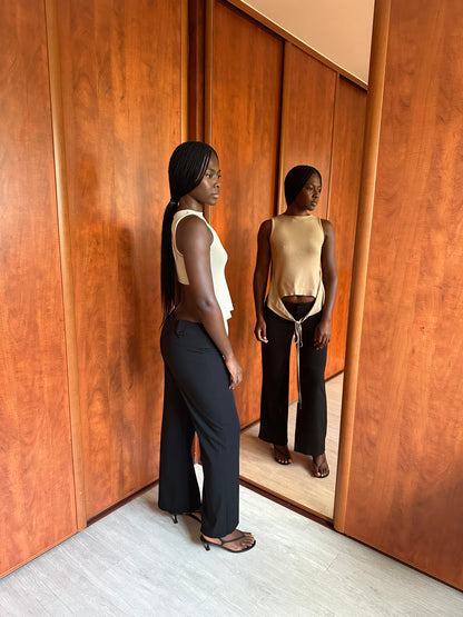 VINTAGE PINSTRIPE TROUSERS