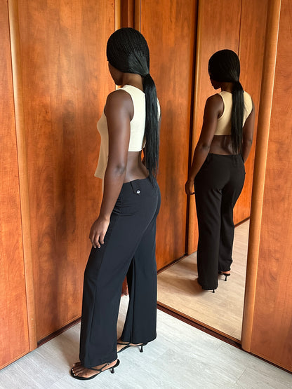 VINTAGE PINSTRIPE TROUSERS