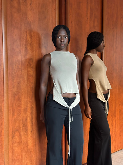 SARAH PACINI OPEN BACK TOP