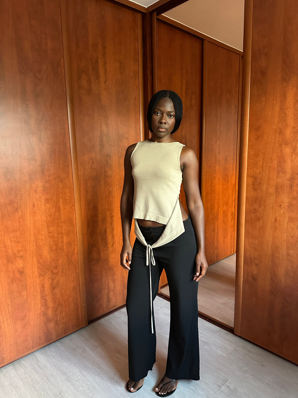 SARAH PACINI OPEN BACK TOP