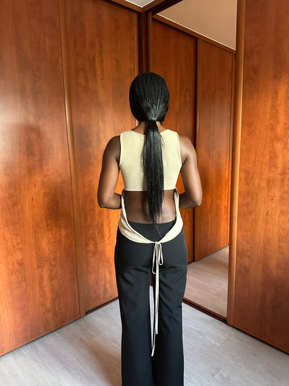 SARAH PACINI OPEN BACK TOP