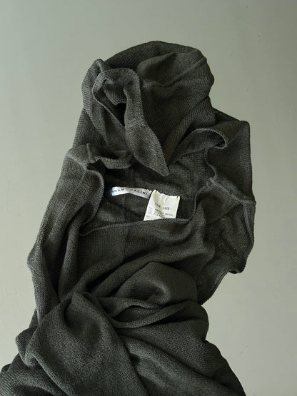 SARAH PACINI HOODED WOOL DRESS