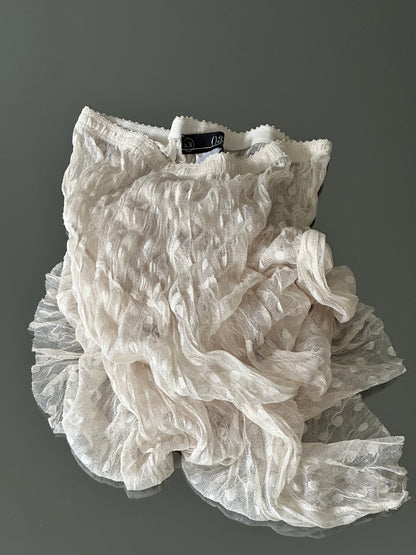 VINTAGE SHEER POLKA DOT SKIRT