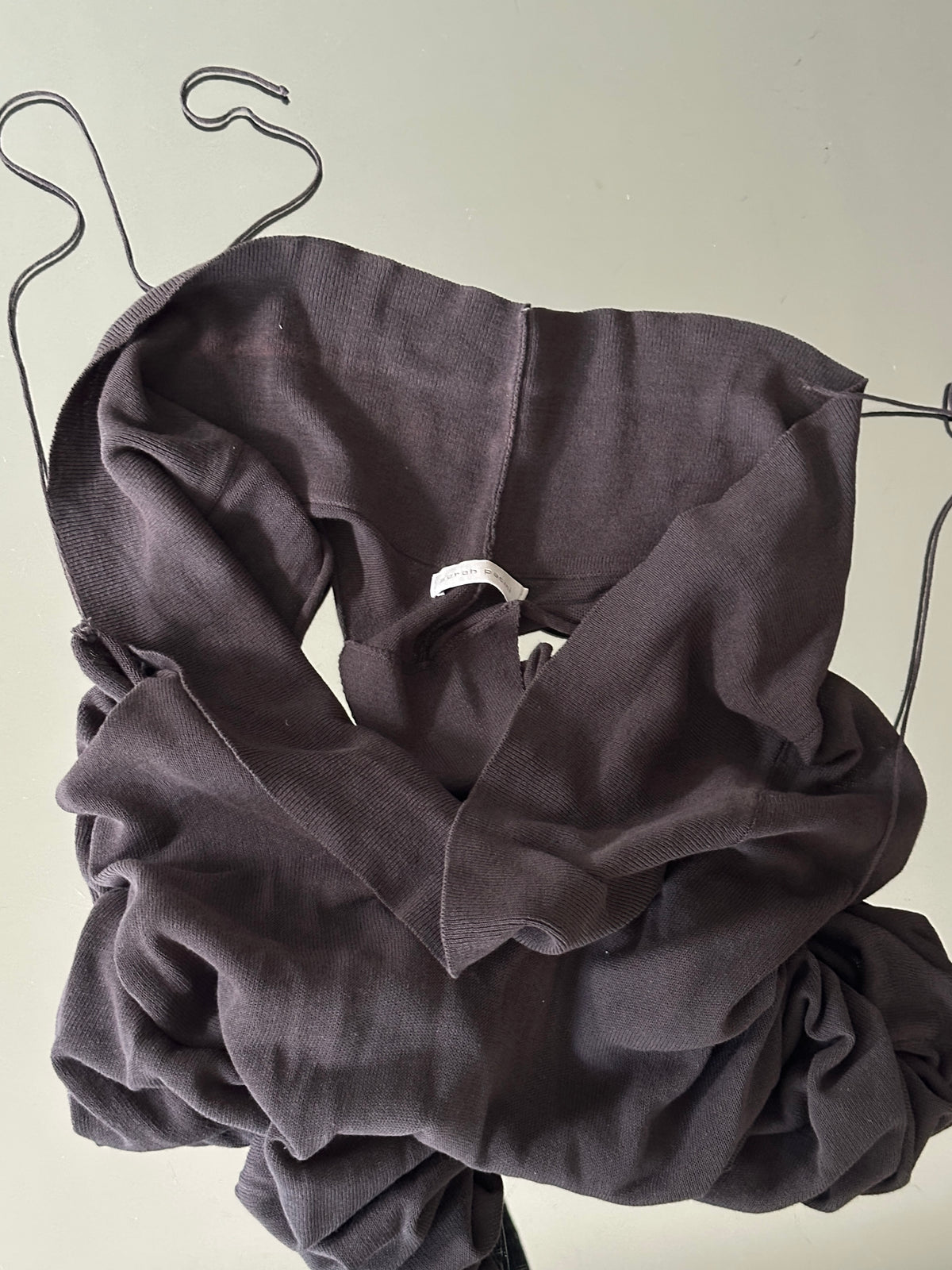 SARAH PACINI COWL NECK DRESS