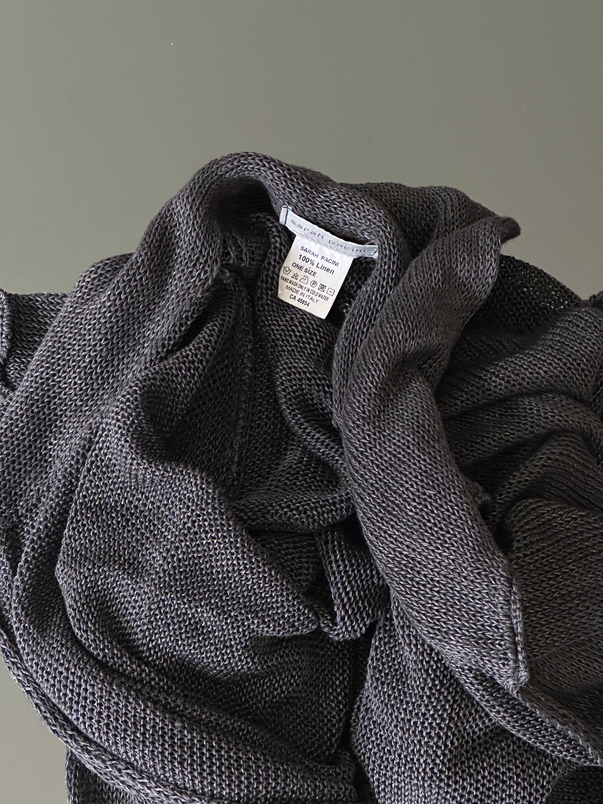 SARAH PACINI DRAPED CARDIGAN