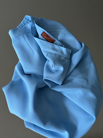 VINTAGE BLUE MIDI SKIRT