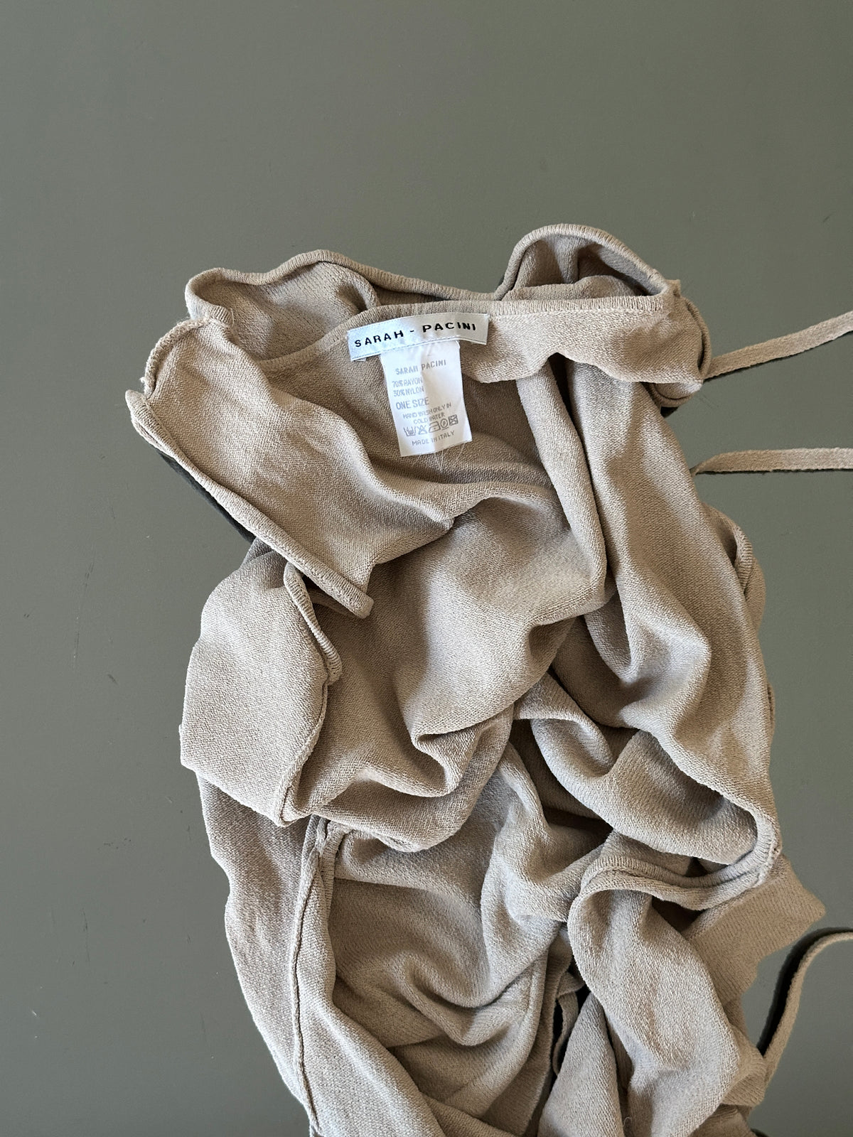 SARAH PACINI OPEN BACK TOP