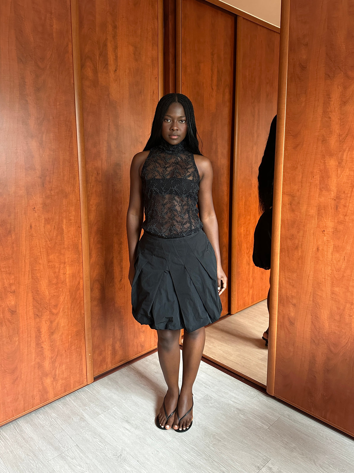 SARAH PACINI REVERSIBLE BUBBLE SKIRT