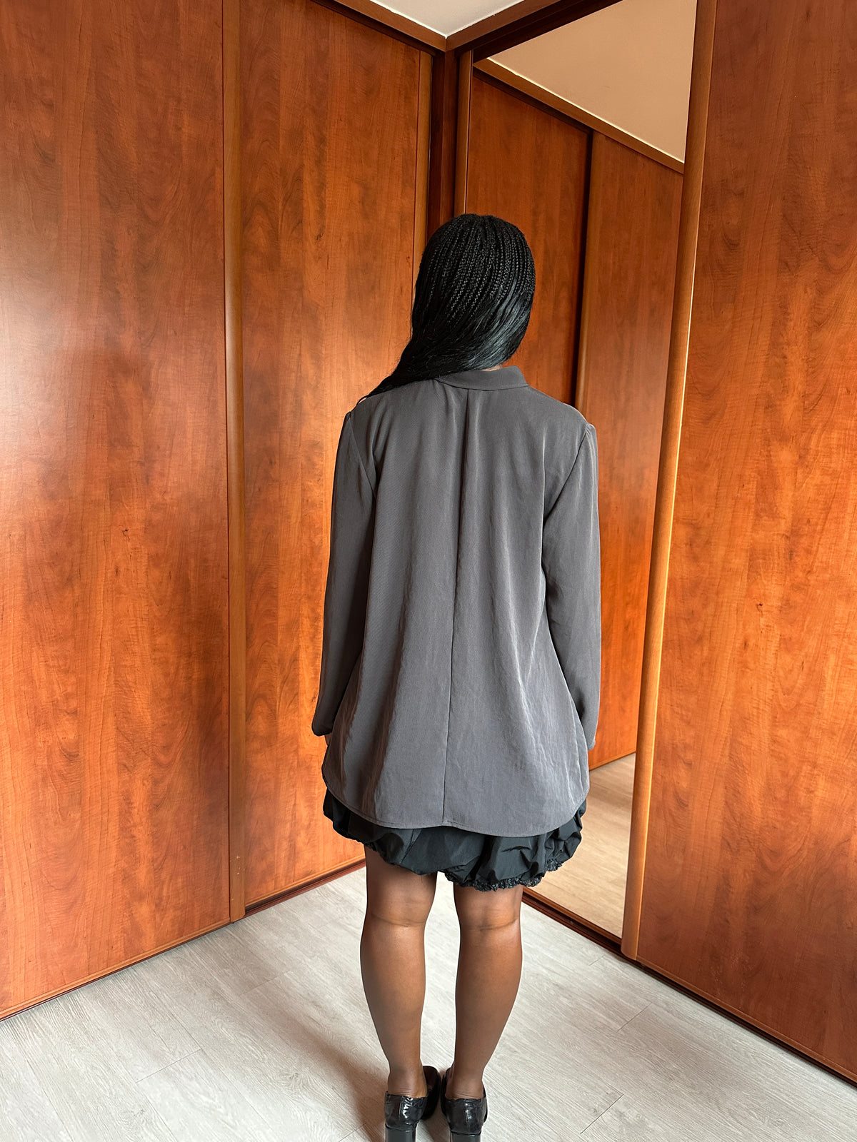 SARAH PACINI ASYMMETRIC COLLAR BLOUSE
