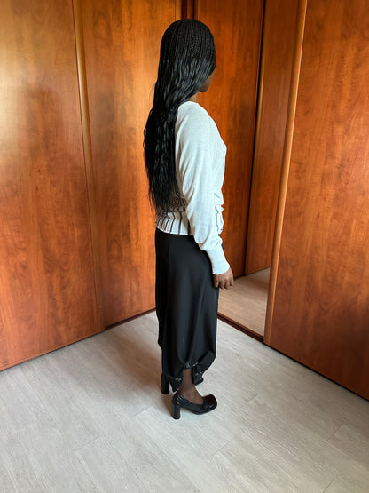VINTAGE ASYMMETRIC BUTTONS TROUSERS