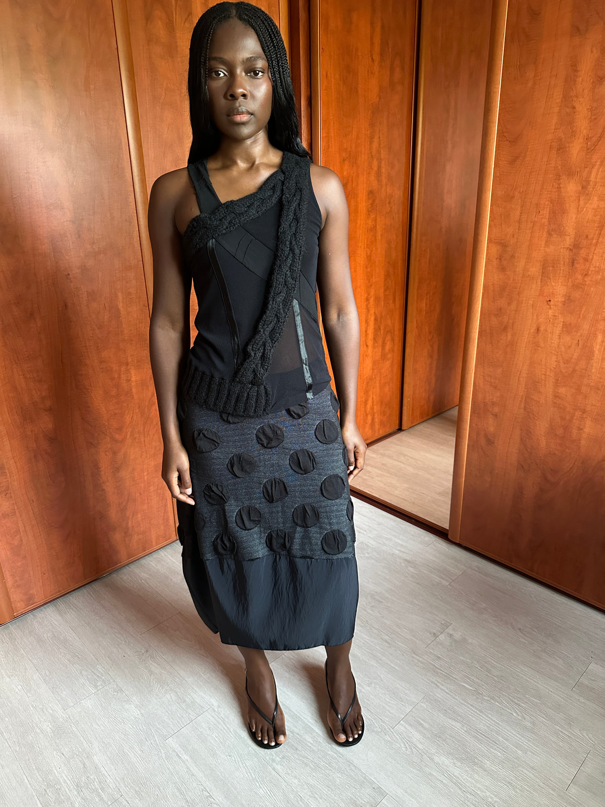 ITALIAN VINTAGE POLKA DOT SKIRT