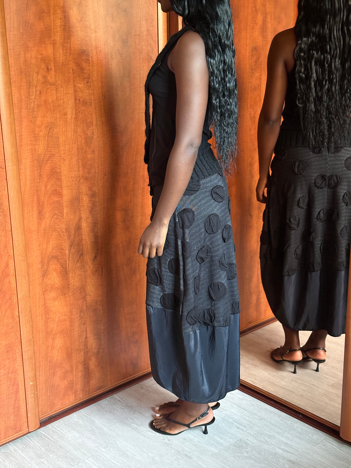ITALIAN VINTAGE POLKA DOT SKIRT