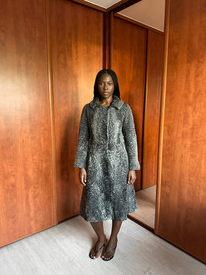 VINTAGE KARAKUL FUR COAT