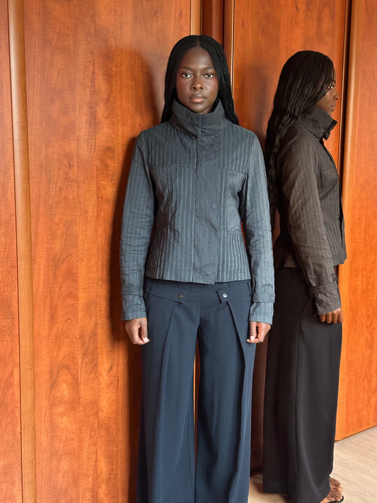 SARAH PACINI HIGH NECK JACKET