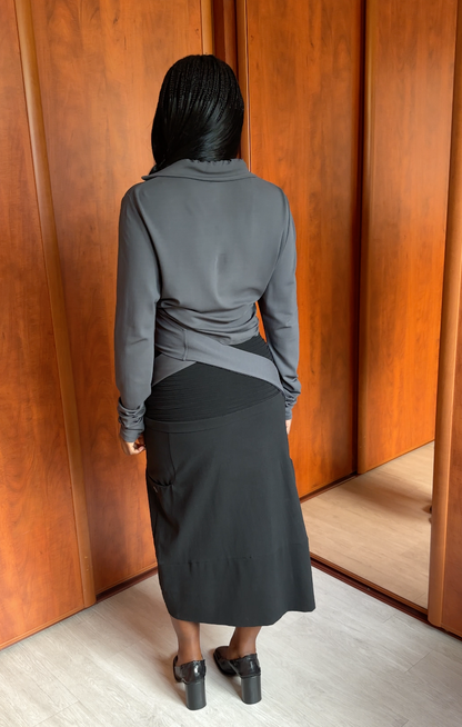 SARAH PACINI WRAP AROUND TOP